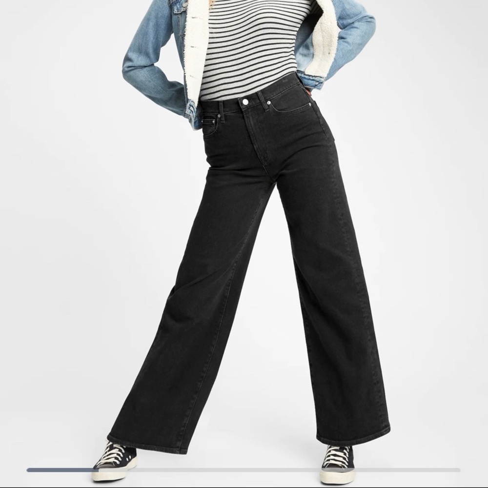 Gap Sky High Wide-Leg Jeans
